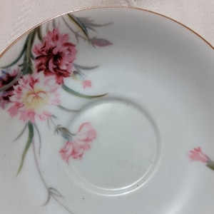 Noritake Nippon Toki Kaisha Demitasse Untertasse Gold Rand Blumenmuster