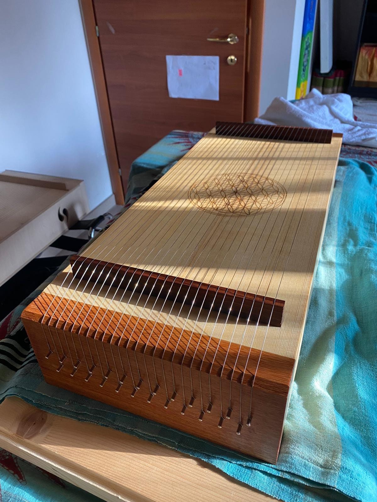 Monochord Harmonic Harp With 25 Strings Etsy