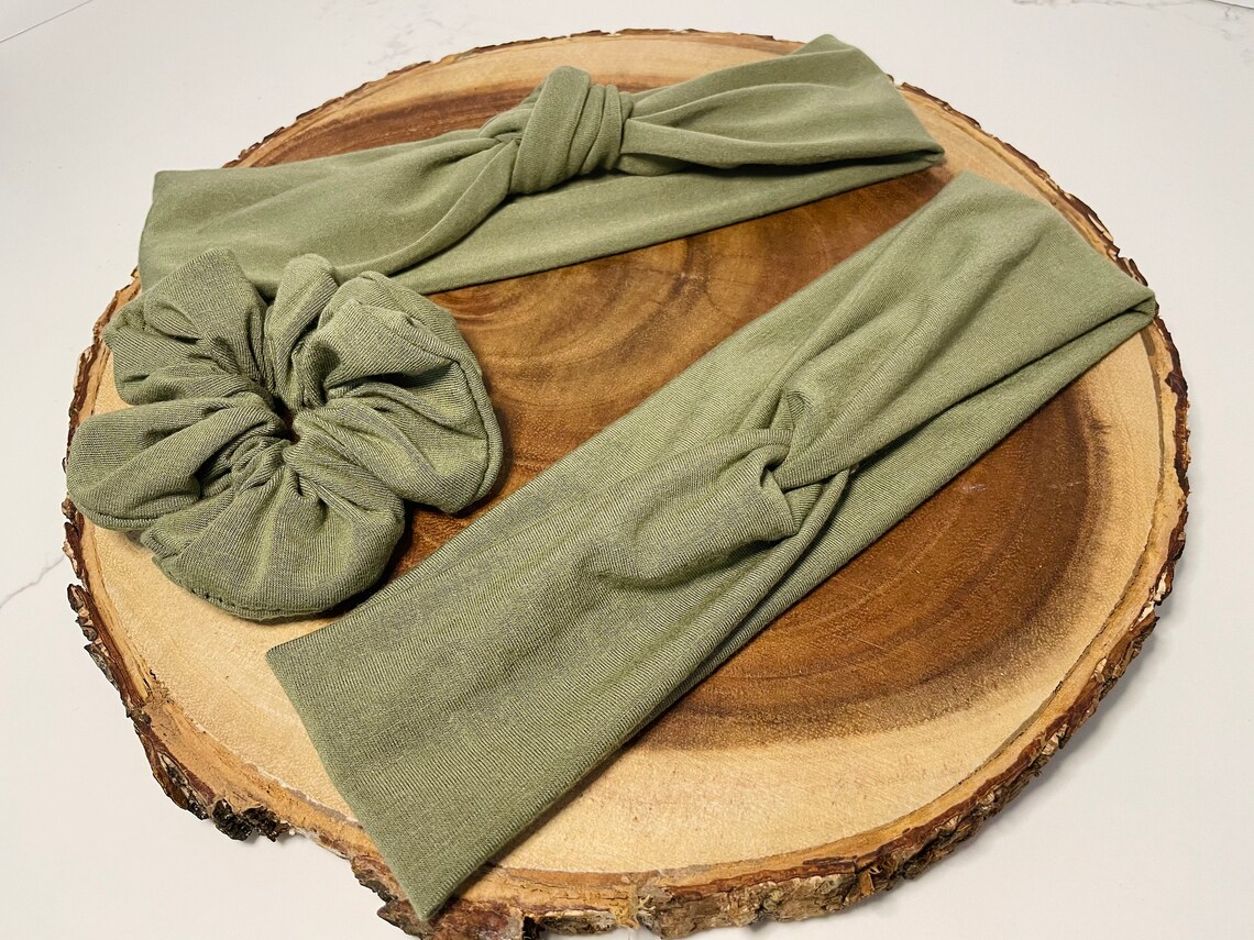 Olive Knot Headband Knotted Headband Headbands for Women Etsy