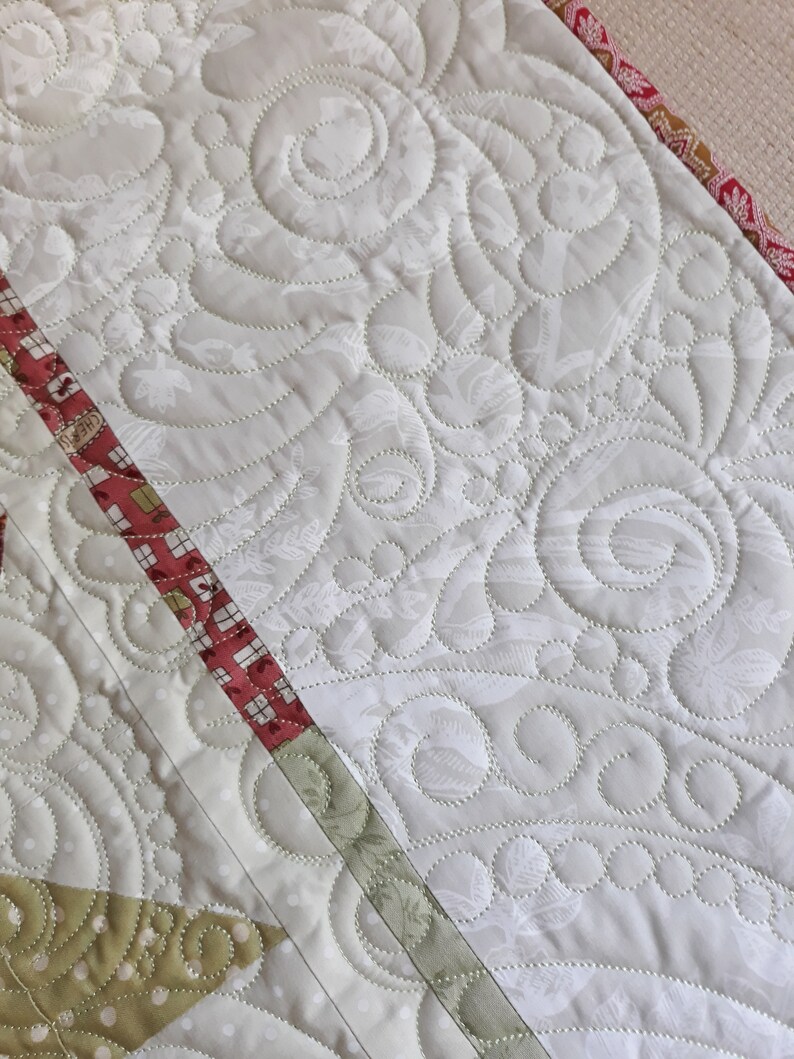 Queen size quilt star quilt king cottage style bedspreads Etsy