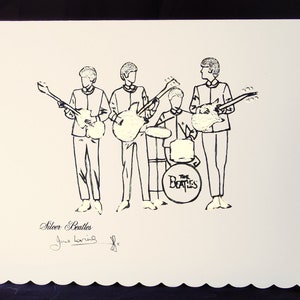Silver Beatles - Handgjort gratulationskort, 13,5 x 20,3 cm (A5)