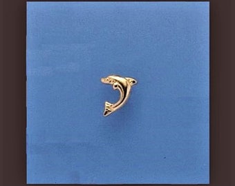 PIERCING ONGLE DAUPHIN or 14 carats