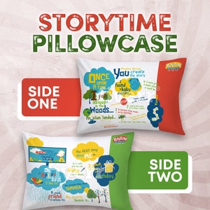 Pillowcase For Children - Over 25 Story-Time Games. (White)