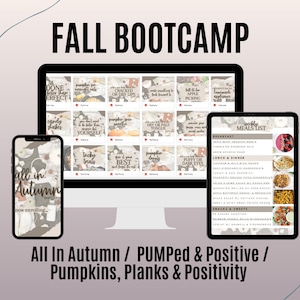 Fall Bootcamp / All In Autumn / PUMPed & Positive / Pumpkins, Planks, Positivity