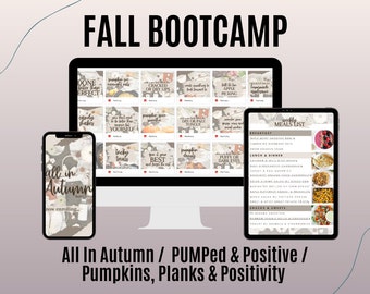 Fall Bootcamp / All In Autumn / PUMPed & Positive / Pumpkins, Planks, Positivity