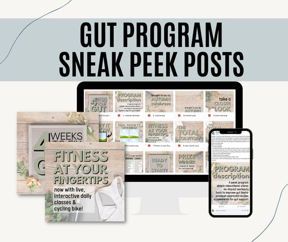 Gut Program Sneak Peek Posts