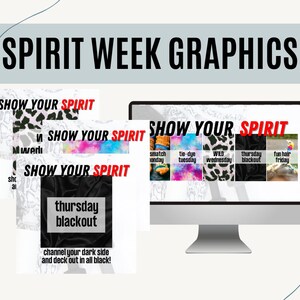 Spirit Week Graphics