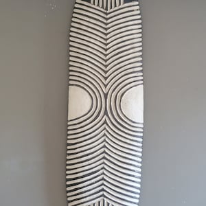 African wood shield 1
