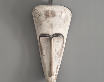 Fang Mask Ngil Society Gabon African Art old mask/ Collection