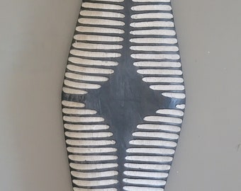 African wood shield 21 inches