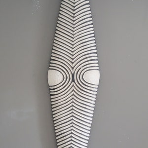 African wood shield 44 inches