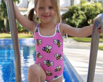 bumble bee swimsuit baby