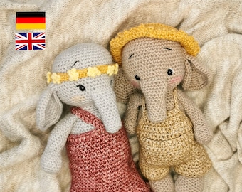 Häkelset Amigurumi häkeln Anfänger Elefant Puppe Häkelpackung DIY Häkelset Amigurumi häkeln Anfänger Elefant Puppe Häkelpackung DIY