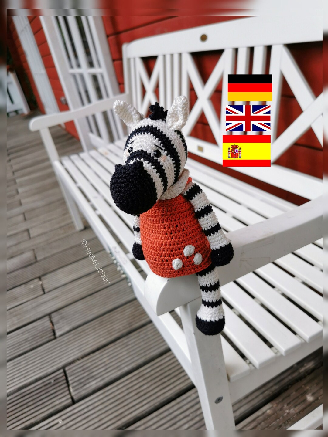 PDF Anleitung Zebra Zoe in Deutsch Englisch Spanisch Etsy