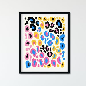 Leopard Print - Big Cat Print - Tiger Illustratie - Animal Print Poster - Cheetah Wall Art - Safari Animals - Jungle Art