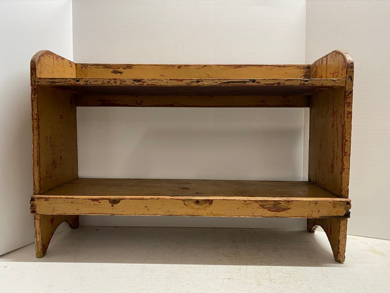 Antique bucket bench Etsy