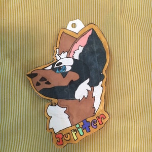 Custom made to order furry badges