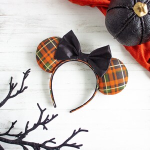 Haunted Plaid Mouse Ears