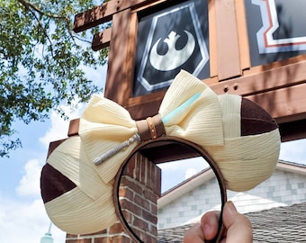 Kenobi Ears | Obi Wan Inspired Ears | Star Wars Inspired Ears | Disney Inspired Ears | Mouse Ears