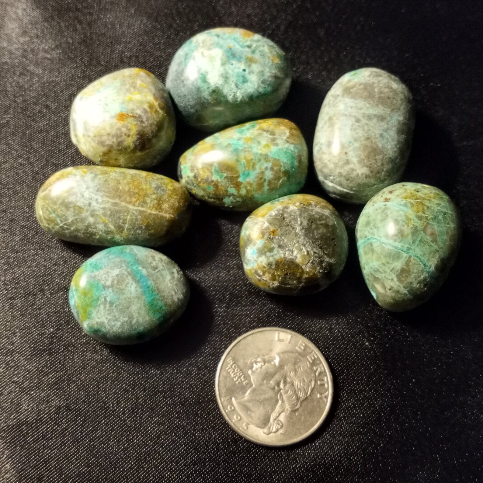 Serenity Stone Chrysocolla Tumbled Etsy