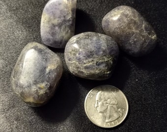 Vision Stone Iolite tumbled ~ Medium and Small