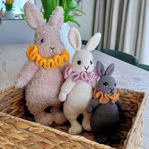 ENGLISH CROCHET PATTERN: Olivia the bunny Handmade toy Easter zdjęcie 8