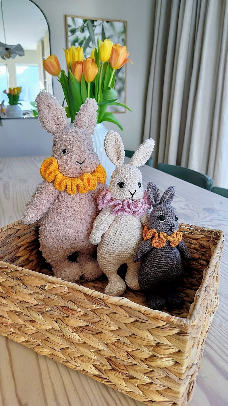 ENGLISH CROCHET PATTERN: Olivia the bunny Handmade toy Easter zdjęcie 8