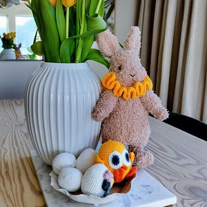 ENGLISH CROCHET PATTERN: Olivia the bunny Handmade toy Easter zdjęcie 7