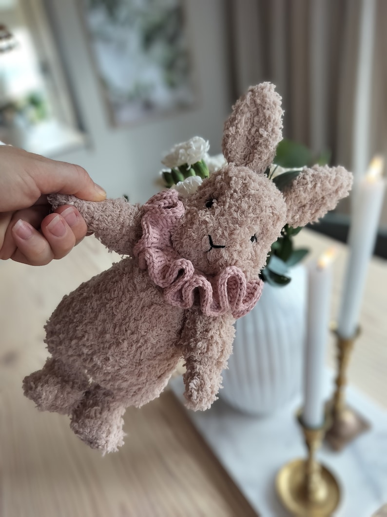 ENGLISH CROCHET PATTERN: Olivia the bunny Handmade toy Easter zdjęcie 1