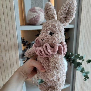 ENGLISH CROCHET PATTERN: Olivia the bunny Handmade toy Easter zdjęcie 5