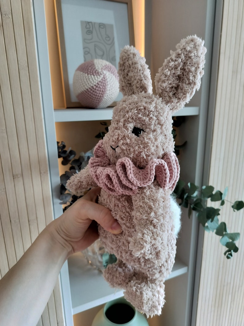 ENGLISH CROCHET PATTERN: Olivia the bunny Handmade toy Easter zdjęcie 5