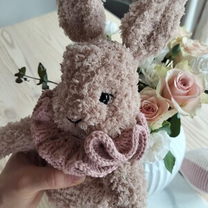 ENGLISH CROCHET PATTERN: Olivia the bunny Handmade toy Easter zdjęcie 6