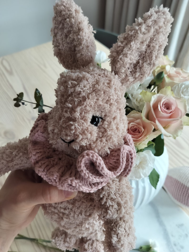 ENGLISH CROCHET PATTERN: Olivia the bunny Handmade toy Easter zdjęcie 6