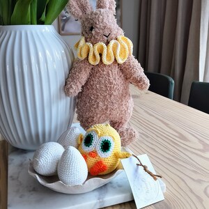 ENGLISH CROCHET PATTERN: Olivia the bunny Handmade toy Easter zdjęcie 2