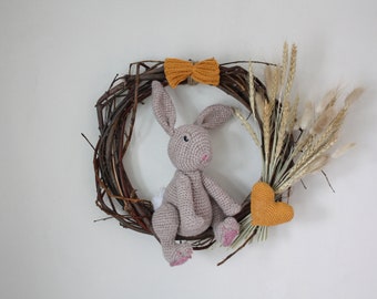 ENGLISH CROCHET PATTERN: Easter bunny| Handmade toy| Easter