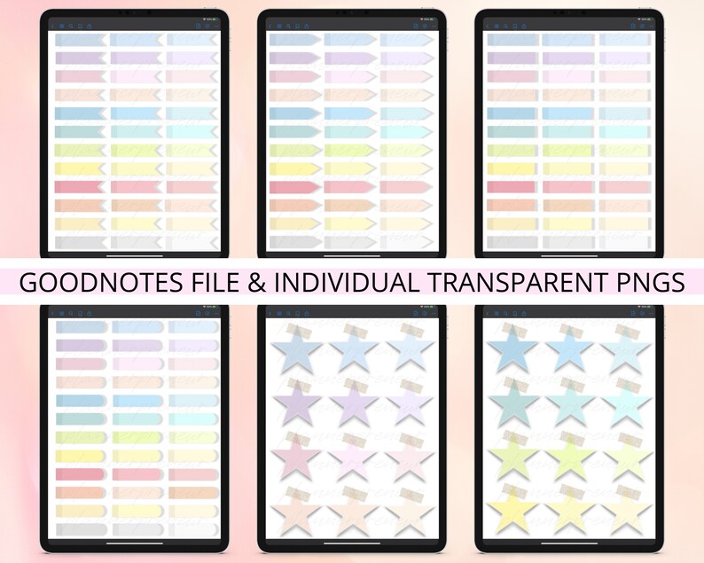 PLR Digital Stickers, Commercial Use, PLR Digital Stickers, Goodnotes