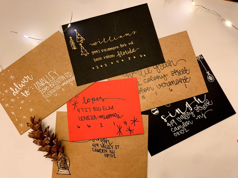 Hand Addressed Envelopes
