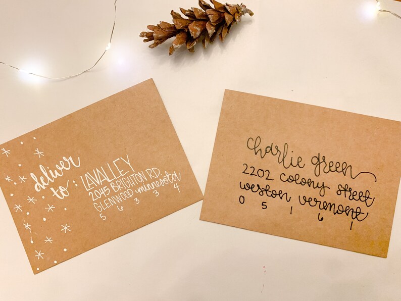 Hand Addressed Envelopes