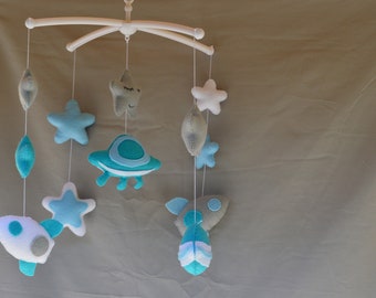 Baby crib mobile "Space" baby nersury