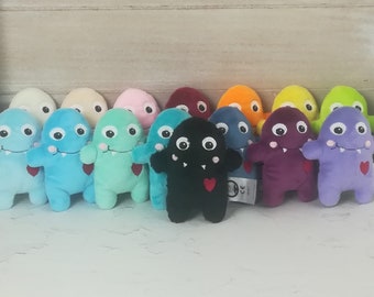 Courage monster JEK - the little monster is an encouragement, good luck charm and soul comforter / children's gifts / school enrollment / birthday gift