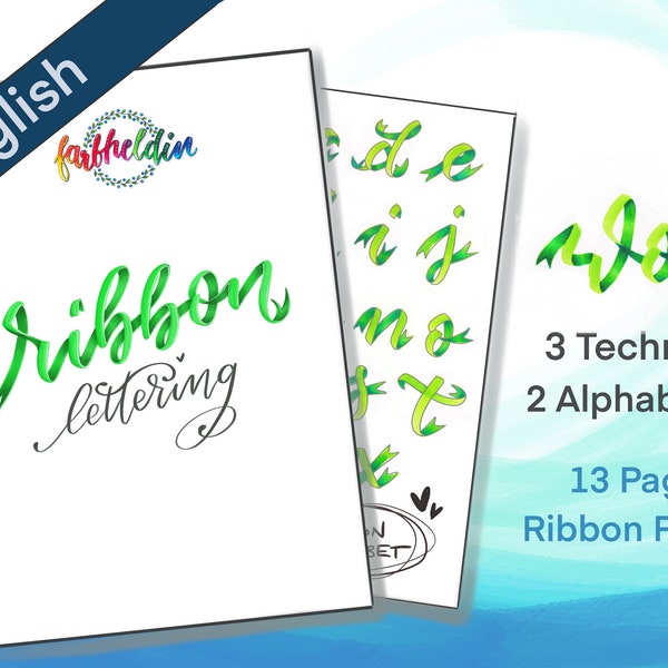 Ribbon Lettering Guide