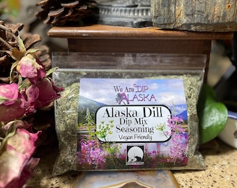 Alaska Dill Dip Mix Seasoning Refill Bag Dip Seasoning Mix Salad Dressing Made in Alaska