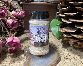 Condimento de ajo Avalanche: Especias de ajo multiusos, hechas en Alaska