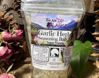 Assaisonnement à l'ail et aux fines herbes : Fabriqué en Alaska, convient aux végétaliens