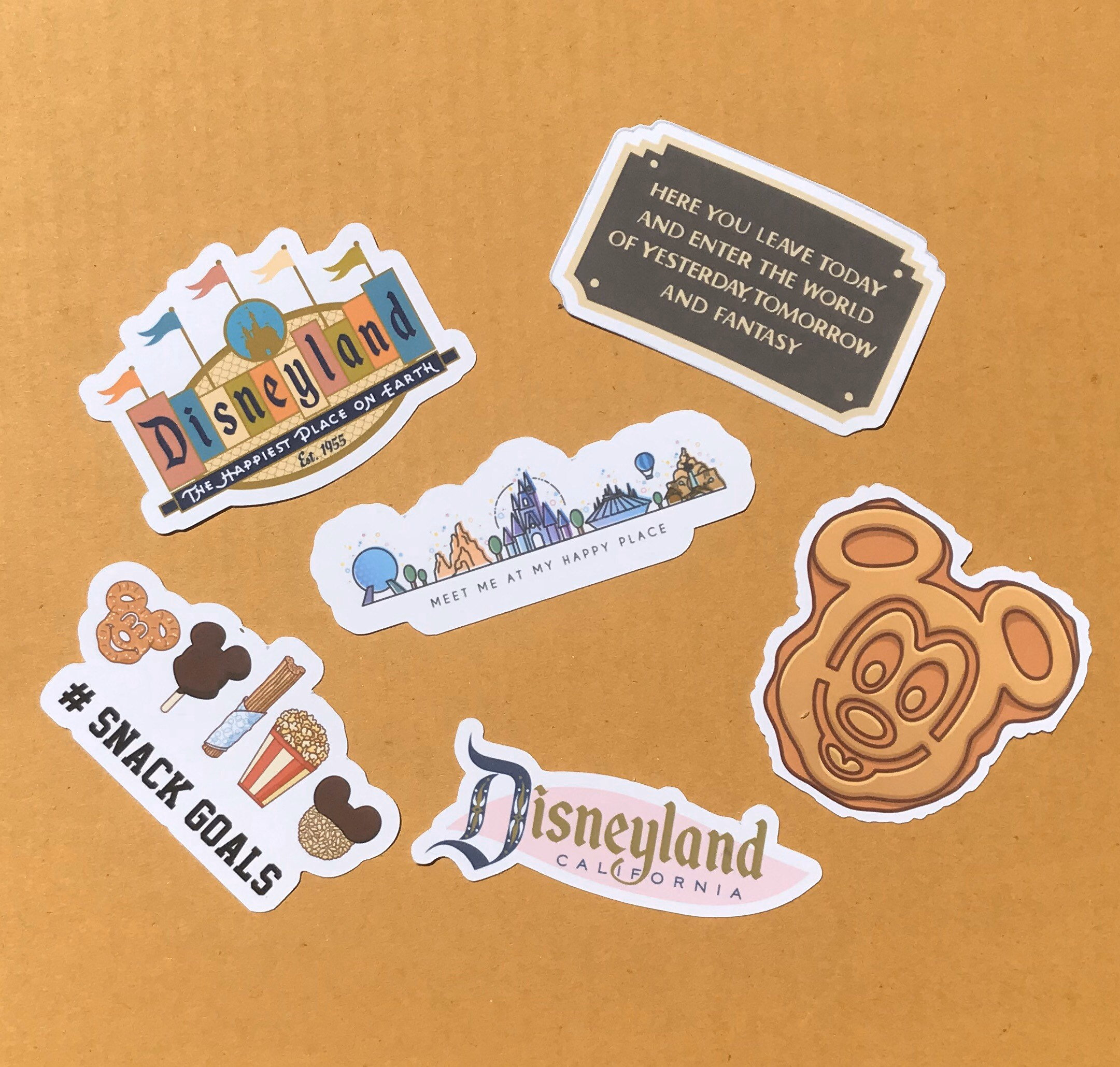 Disneyland Sticker Pack VSCO Mickey Mouse Disney Laptop Etsy