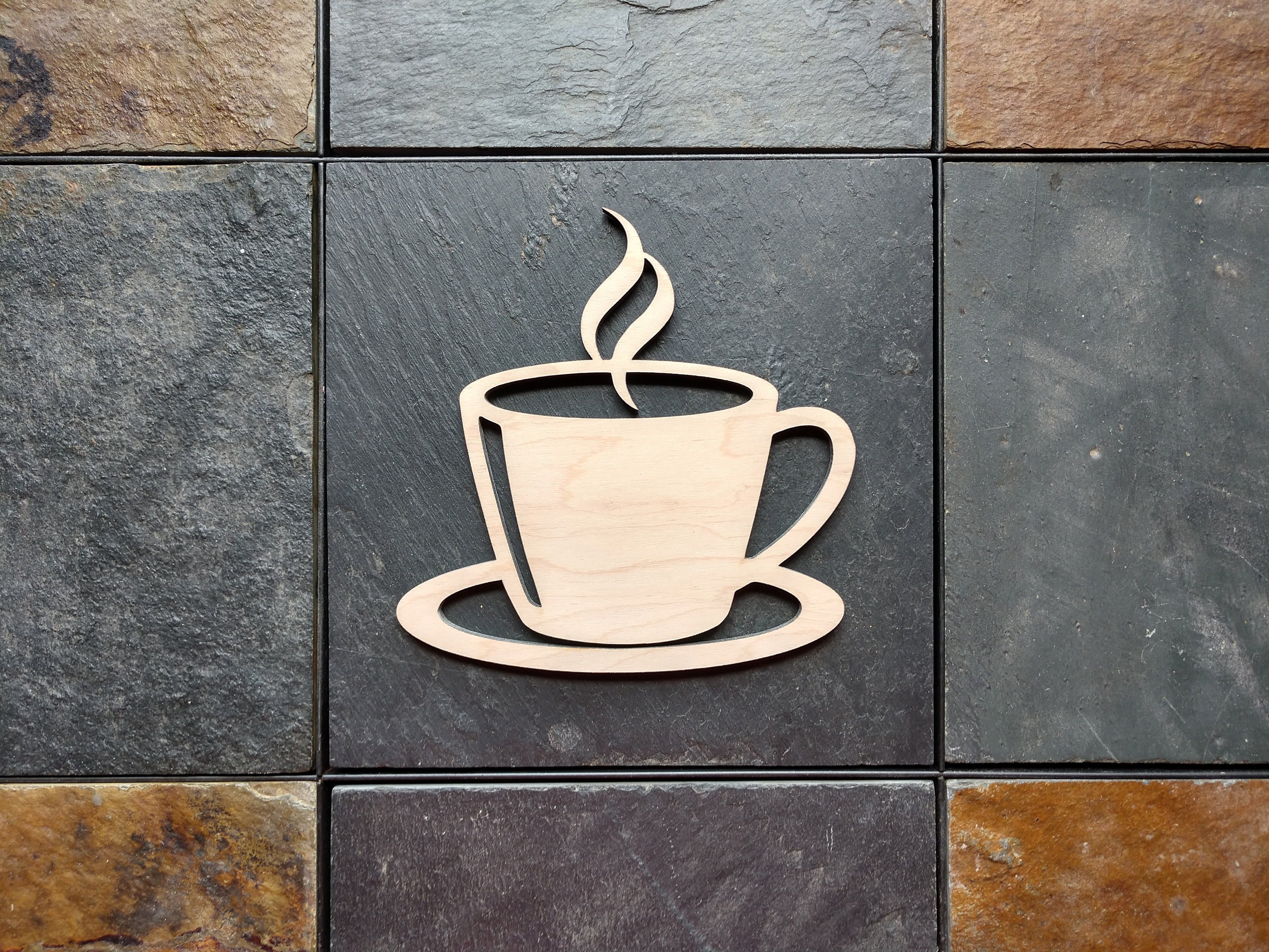 Coffee Cup Wall Hanging Tea Cup Wall Hanging Laser Cut Cup Etsy