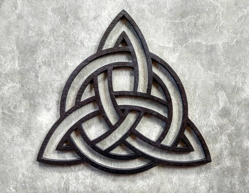 Celtic Knot Irish Wall Decor Trinity Wall Art Celtic Decor Etsy