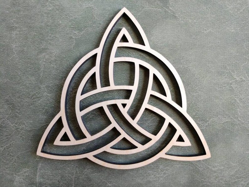 Celtic Knot Irish Wall Decor Trinity Wall Art Celtic Decor | Etsy