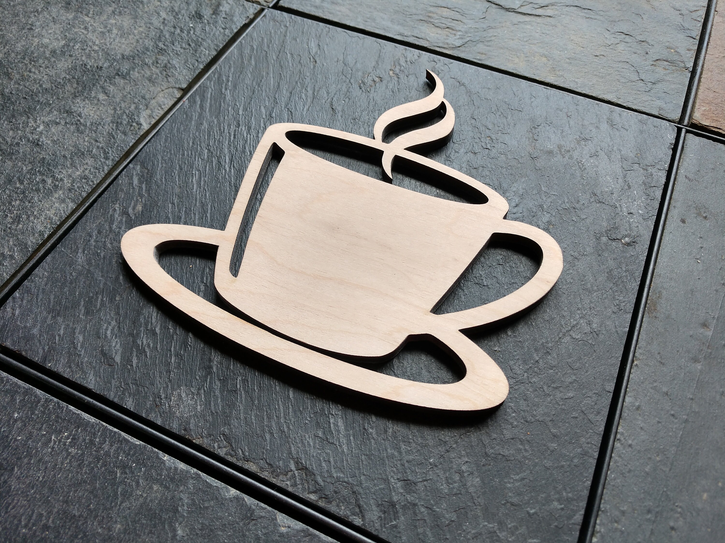 Coffee Cup Wall Hanging Tea Cup Wall Hanging Laser Cut Cup Etsy