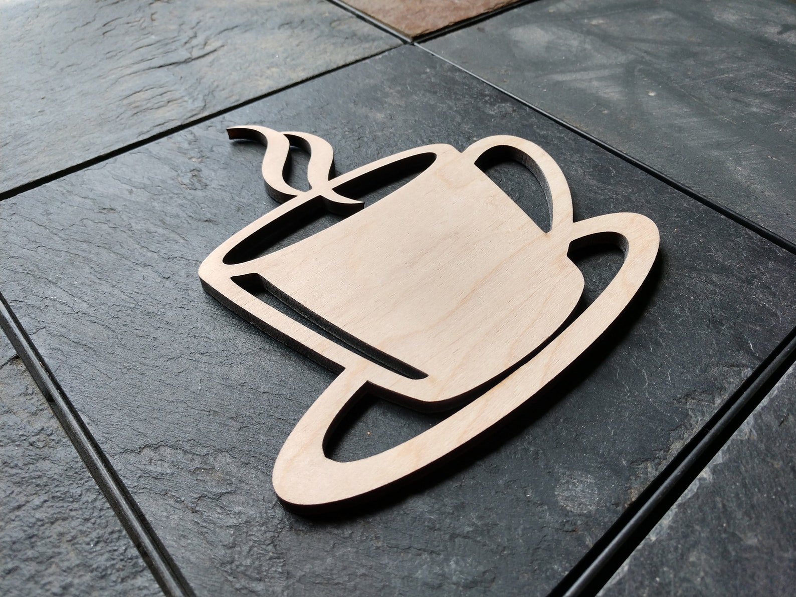 Coffee Cup Wall Hanging Tea Cup Wall Hanging Laser Cut Cup Etsy